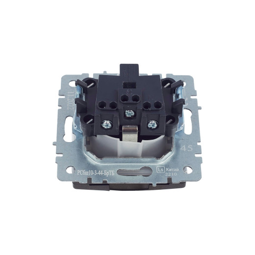 BRITE Роз. с з/к/ш с кр. 16А IP44 РСбш10-3-44-БрТБ бр. IEK