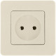 Розетка без заземления - Legrand/Daccord Inspiria - без шторок 16А 250В винтовые зажимы - слоновая кость