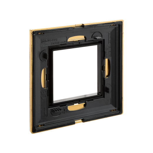 Рамка из металла 1 пост (2 мод.), Avanti, золотая