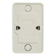Рим Розетка 2-местная 10А без заземления белая EKF