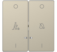 Schneider Electric Merten D-Life Сахара Клавиша 2-ая, линзой LED, символ: «звонок»/горничная