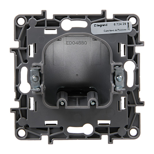 Вывод кабеля IP21 - Legrand Etika - с зажимом для кабеля - алюминий