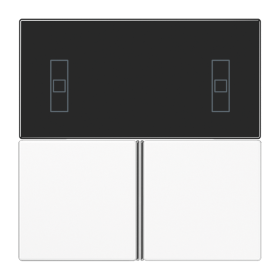 JUNG KNX Белый Набор накладок для комнатного регулятора