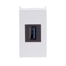 DKC USB 3.0 розетка, Viva, белая, 1 мод.