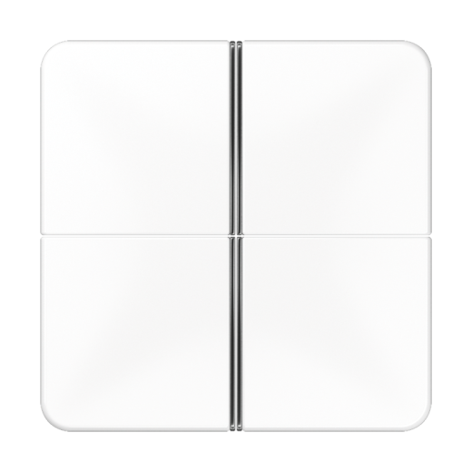 4-клавишная накладка для пульта КNX, белая, для серии СD