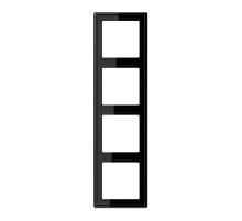 JUNG LS 990 Черная Рамка 4-ая