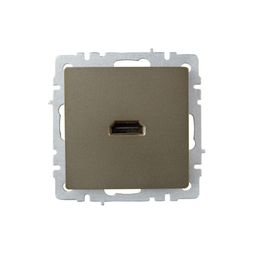 BRITE Роз. HDMI РHDMI-0-БрШ шамп. IEK