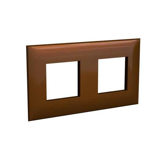 Рамка 2 поста (4 мод.), Avanti, карамельный жемчуг