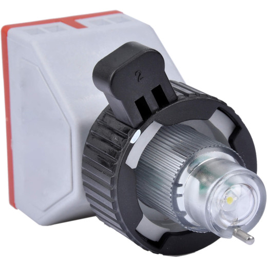 Взрывозащищенный контактный блок. кнопка с индикацией. 20-250V. 1NC