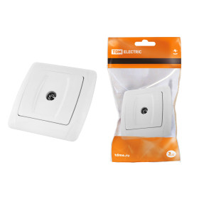 TDM Розетка телевизионная простая (0-2400МГц, 