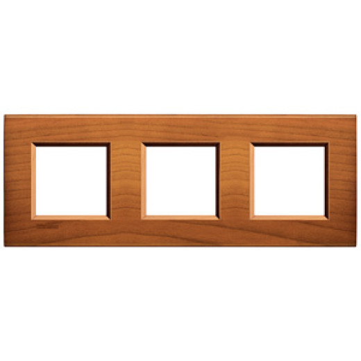 Livinglight Рамка прямоугольная, 3 поста, цвет Американская вишня
