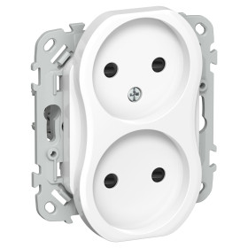 FLITE Роз. 2-я без з/к с з/ш б/к 10А РСш02-1-ФлБ бел. IEK