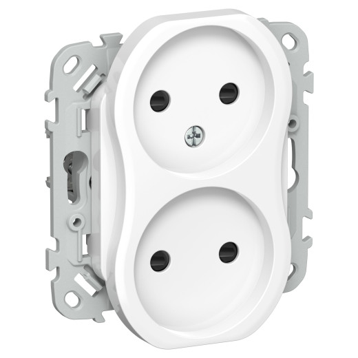 FLITE Роз. 2-я без з/к с з/ш б/к 10А РСш02-1-ФлБ бел. IEK