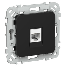 FLITE Роз. комп. RJ45 кат.5Е UTP РК5е-1-0-ФлЧ чер. IEK