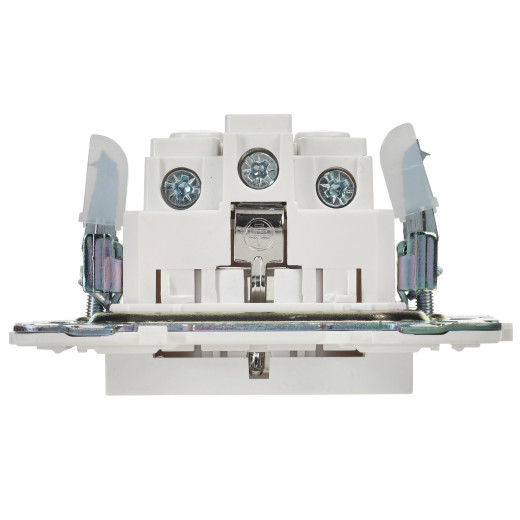 SKANDY Роз. с з/к без з/ш 16А SK-R05W арк. бел. IEK