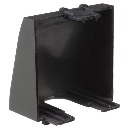 Вывод кабеля модульный, Avanti, черный матовый, 2 модуля