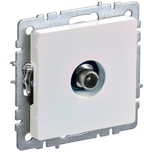 BRITE Роз. TV проходная РТВ10-0-БрЖ жемч. IEK