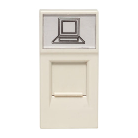 EKF PROxima Розетка RJ45, категории 5e (ширина 1 модуль).