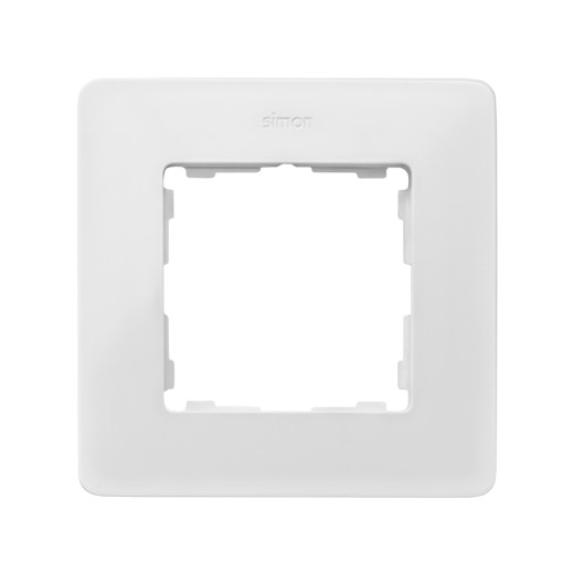 Simon 82 Detail Рамка на 1 пост, ,  пастель розовая - белый