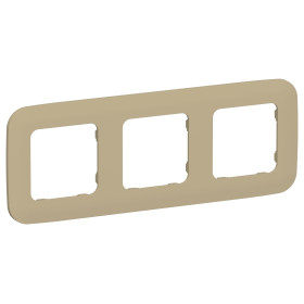 FLITE Рамка 3-мест. РУ-3-А-ФлХ хак. IEK