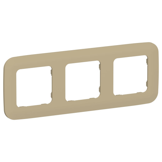 FLITE Рамка 3-мест. РУ-3-А-ФлХ хак. IEK