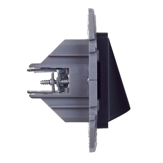 Вывод кабеля IP21 - Legrand/Daccord Inspiria - с зажимом для кабеля - антрацит