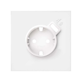 Simon 100 Белый матовый Кит 1 пост, фронт. Накладка на 1 розетку Schuko с з/у USB SC