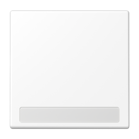 JUNG LS 990 Белый матовый Клавиша 1-ая с полем для надписи