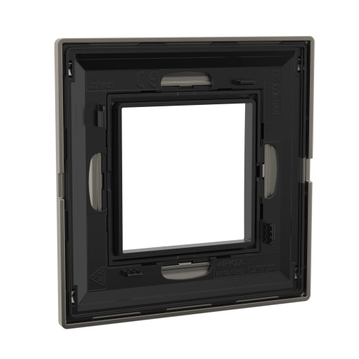 Рамка из металла 1 пост (2 мод.), Avanti, никелированная