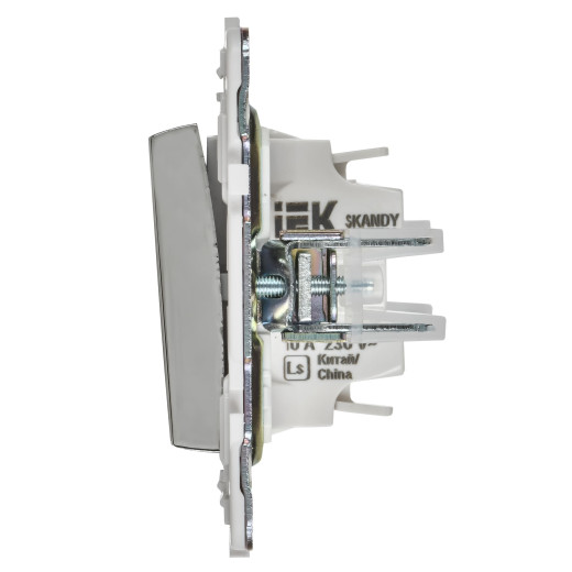 SKANDY Выключ. 3-кл. 10А SK-V11N никель IEK
