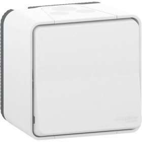 Schneider Electric Mureva Styl наруж Бел Выключатель кнопочный, IP55