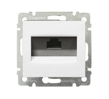 Legrand DIY Valena Бел Розетка комп(RJ45) 1-ая 5кат.крепление винт.(без лапок).