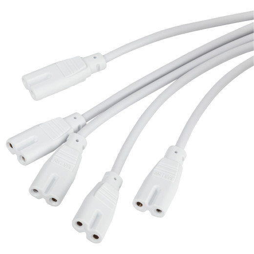Разветвитель сетевой для линейных светильников ЭРА 5х IEC C7 2pin 2m для подключения 5 светильников