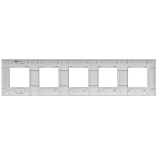SKANDY Рамка 5-мест. SK-F05W арк. бел. IEK