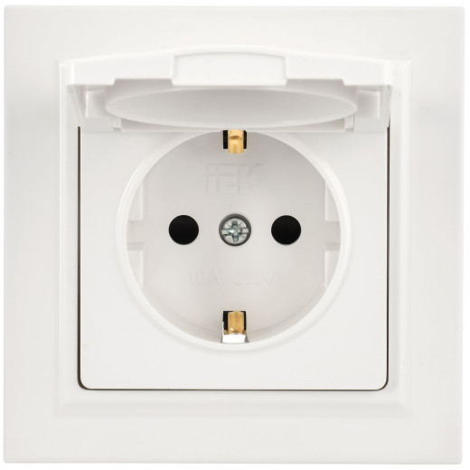 BRITE Роз. с кр. 16А IP44 РСбш10-3-44-БрБ бел. в сб.