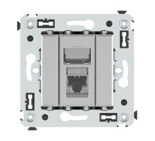 DKC Avanti Компьютерная розетка RJ-45 в стену, кат.5e одинарная экранированная, 