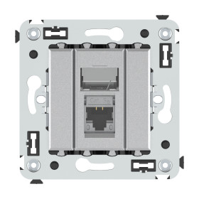 DKC Avanti Компьютерная розетка RJ-45 в стену, кат.5e одинарная экранированная, 