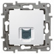 Розетка компьютерная RJ45 категория 5e UTP - Legrand Etika - белый