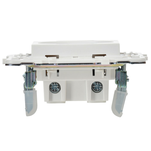 SKANDY Роз. без з/к с з/ш 10А SK-R01W арк. бел. IEK