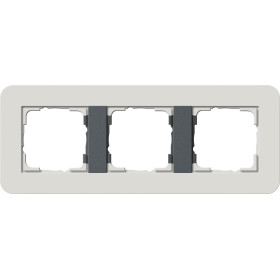 Gira E3 Светло-серый/Антрацит Рамка 3-ая