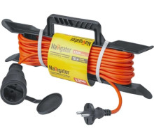 Navigator Удлинитель 93 929 NPE-F-10-E-3x1 на рамке c/з 10м (Россия)