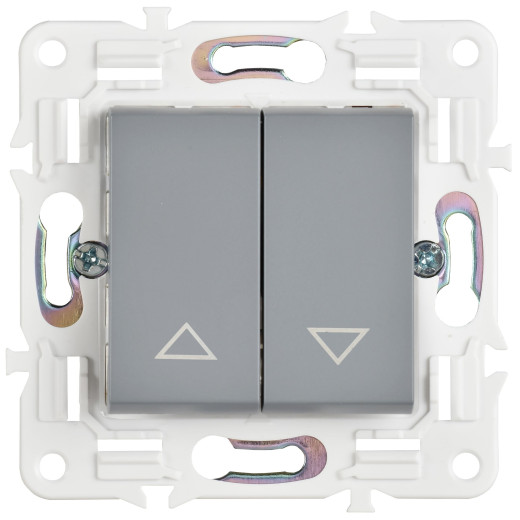 SKANDY Выключ. жалюзи 10А SK-V12Gr сер. IEK