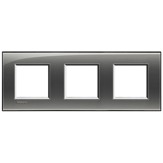 Livinglight Рамка прямоугольная, 3 поста, цвет Лондонский туман