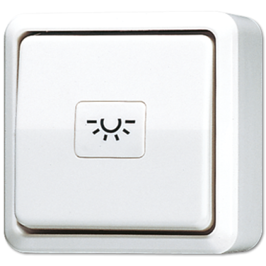 Кнопка 10A 250V ~  для накладного монтажа