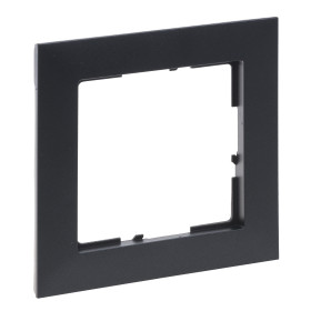 Legrand/Daccord SUNO Темно-серый Рамка декоративная универсальная 1-постовая.