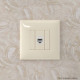 Компьютерная розетка RJ-45 без шторки в стену, кат.6А одинарная, Avanti, ванильная дымка
