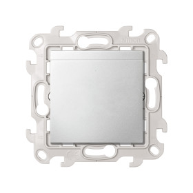Simon 24 Алюминий Карточный выключатель с подсветкой 6А 230В~