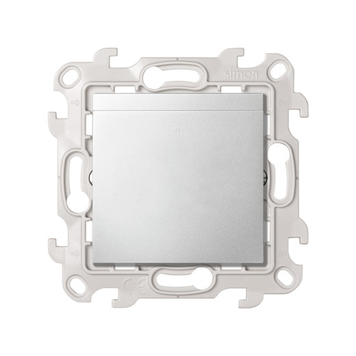 Simon 24 алюминий Карточный выключатель с подсветкой 6А 230В~  Harmonie