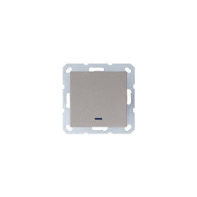 Jasmart G Шампань Выключатель 1-кл с подсветкой 10A 250V~