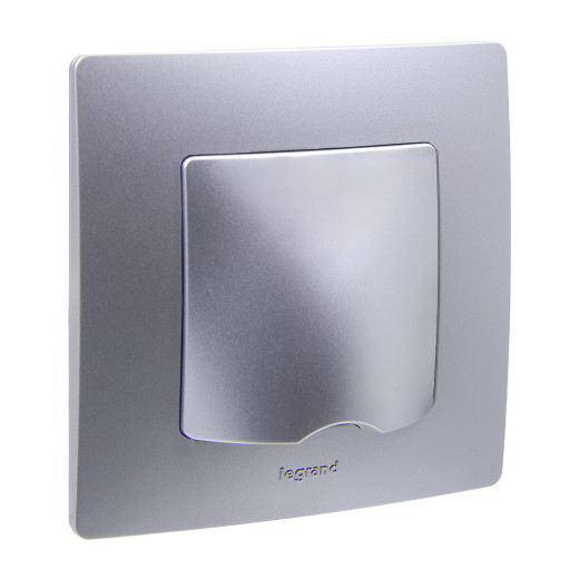 Вывод кабеля IP21 - Legrand Etika - с зажимом для кабеля - алюминий